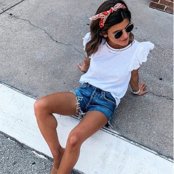 ✨HP✨Madewell Bandana Tropical Coral - Picture 10 of 13